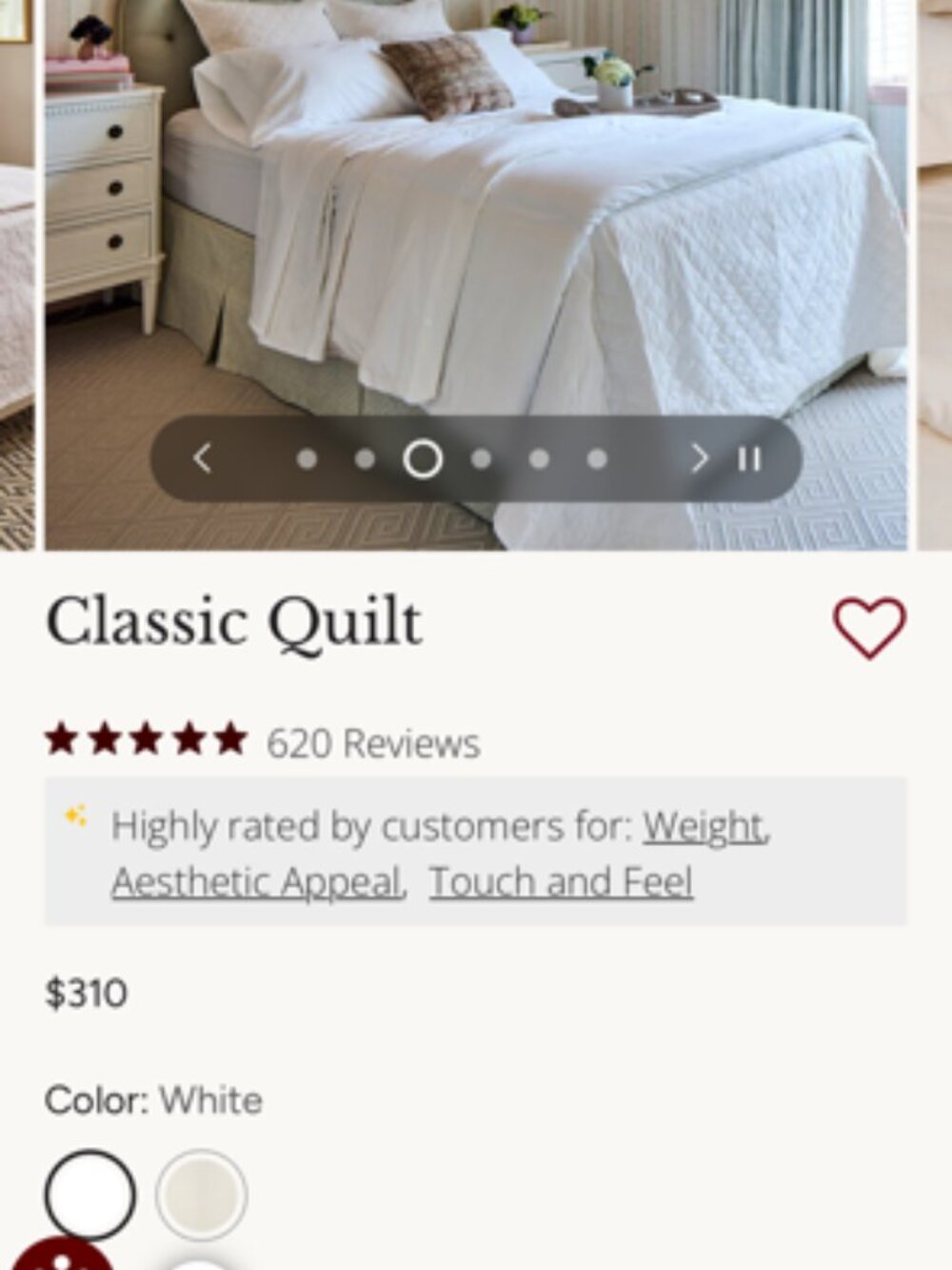 Red Land Cotton King Quilt